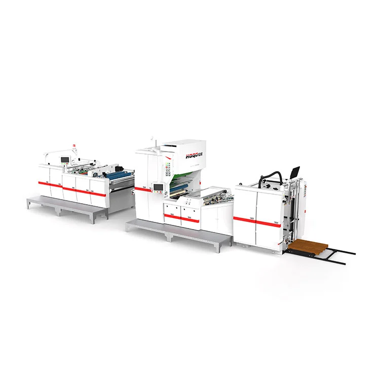 Автоматична машина за ламиниране с верижен нож за отстраняване на прах